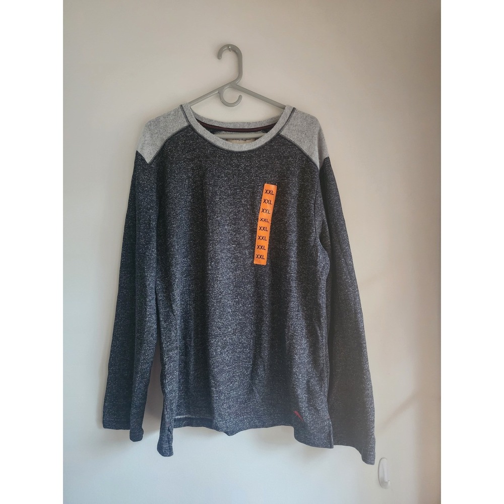 Tommy Hillfiger Fleece Lined Gray Men's Crewneck Sweatshirt 2XXL 229901